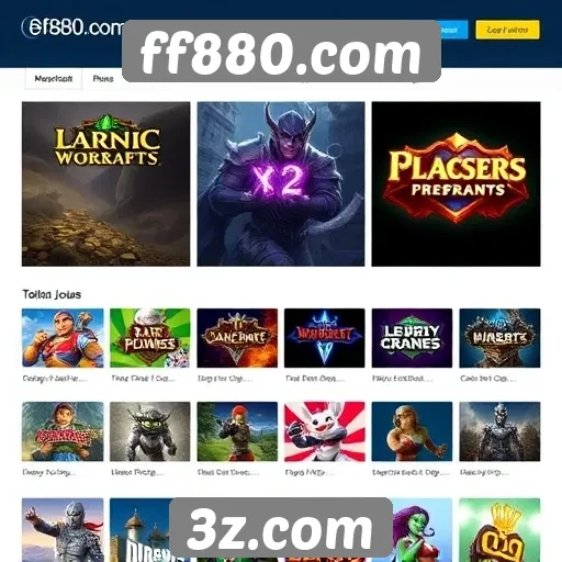 Análise dos jogos oferecidos no site ff880.com